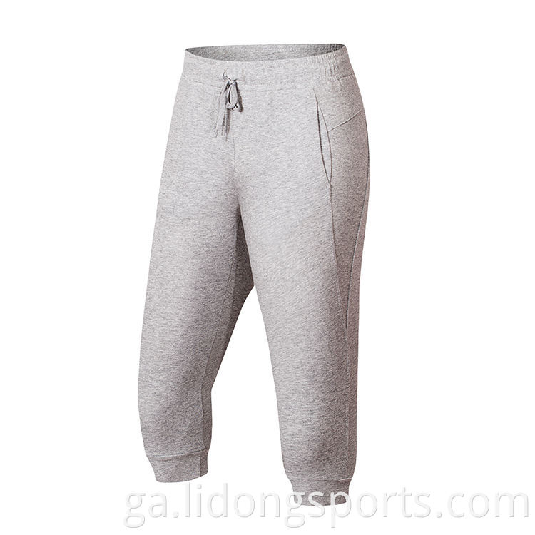 Mens bán mórdhíola gearr spórt ócáideach saincheaptha allais allais jogger rianta jogger fear pants fear